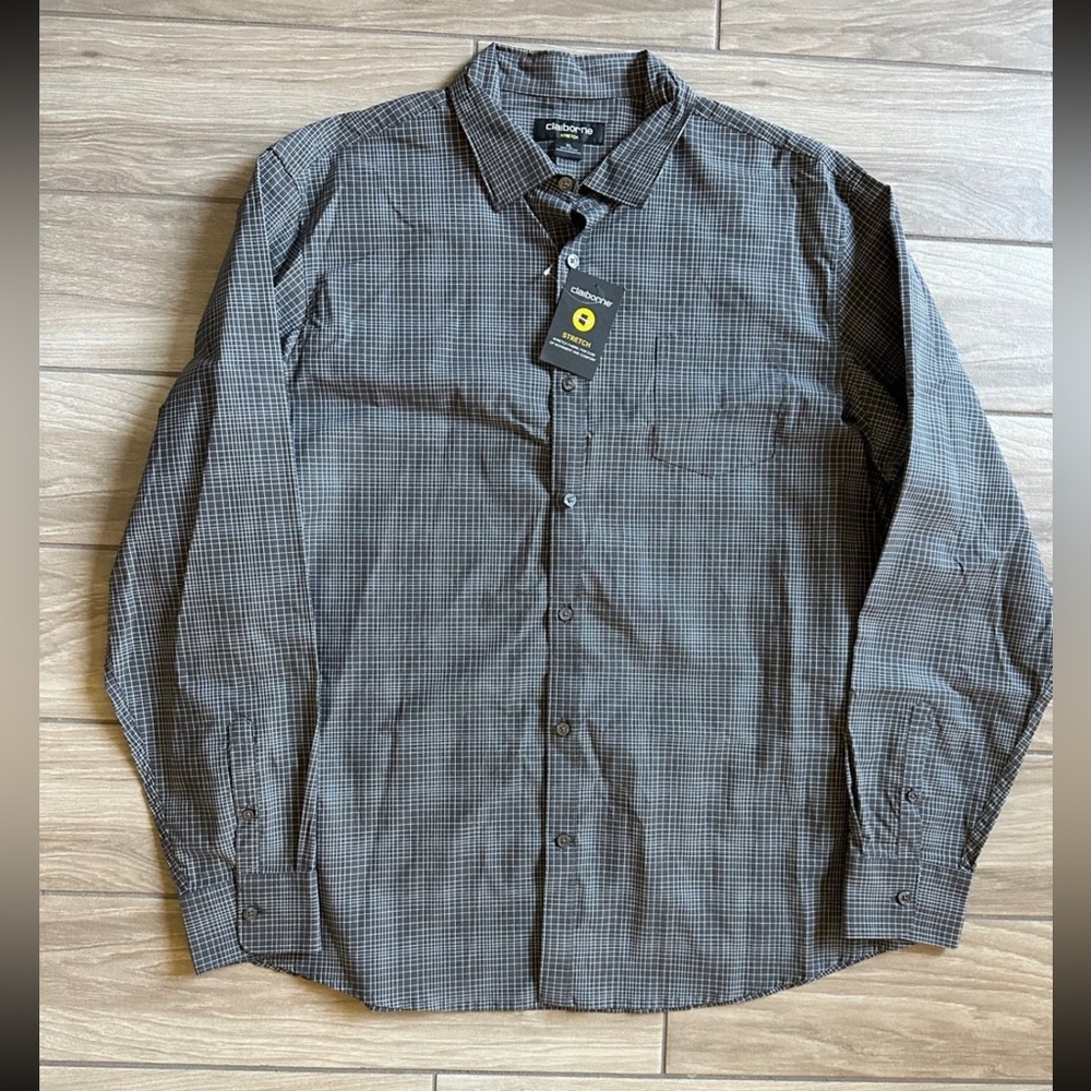 New Mens Claiborne dress Shirt size XL